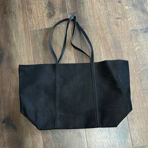 H&M faux suede tote bag